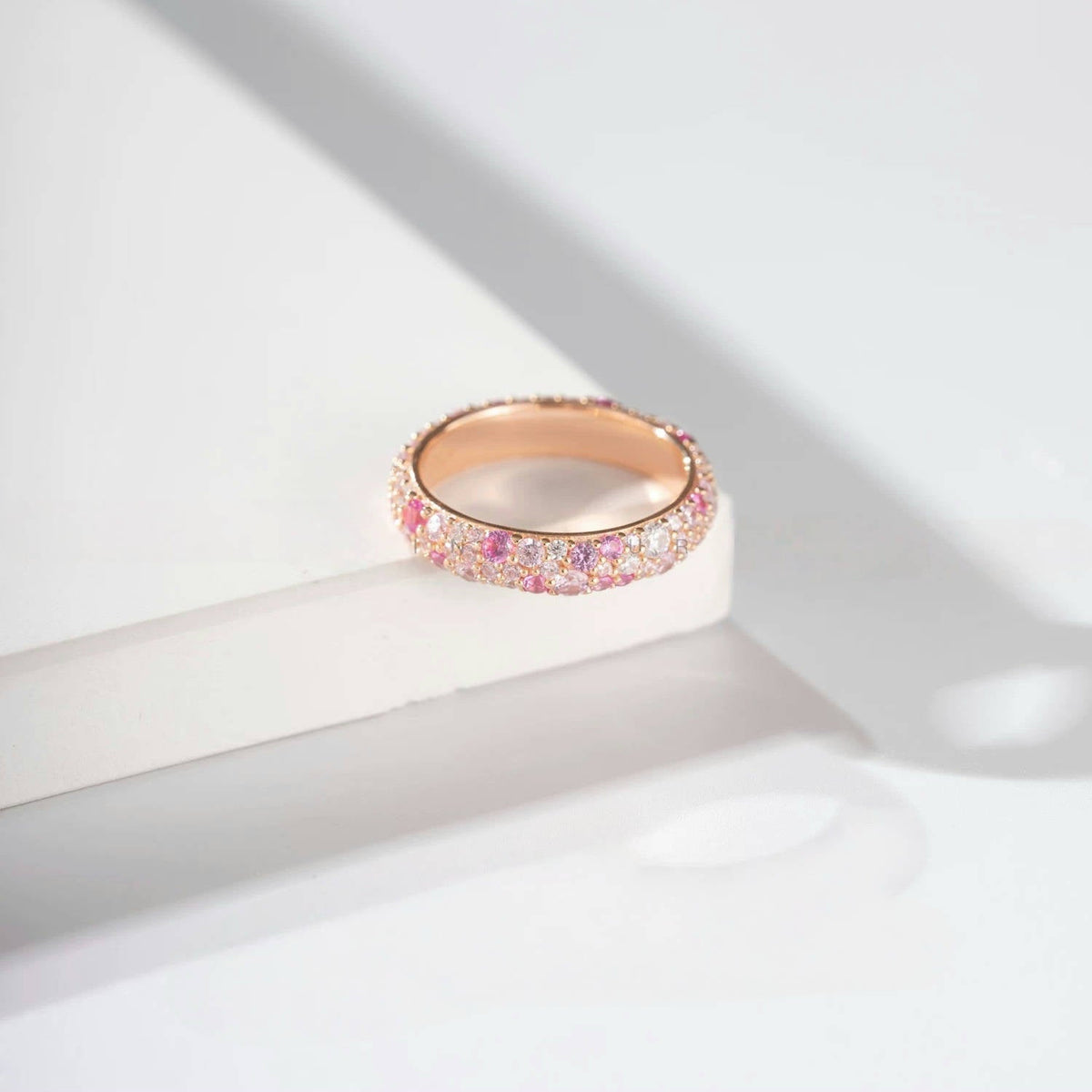 Nuala Pink Pave Ring - Multicolor