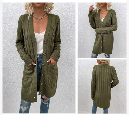 Odeline Cable-Knit Coat