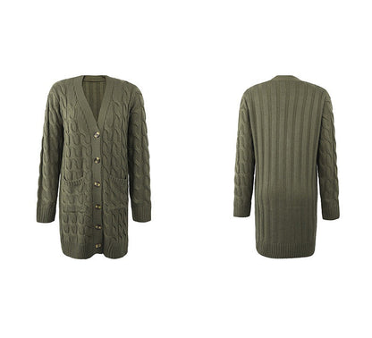 Odeline Cable-Knit Coat