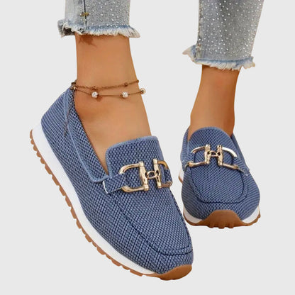 Olympia Horsebit Loafer Sneakers - Blue