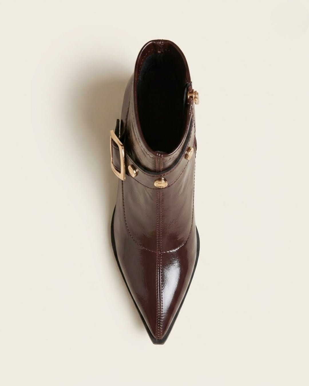Priscille Buckled Ankle Boots