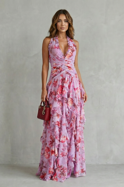 Raine Halter Maxi Dress