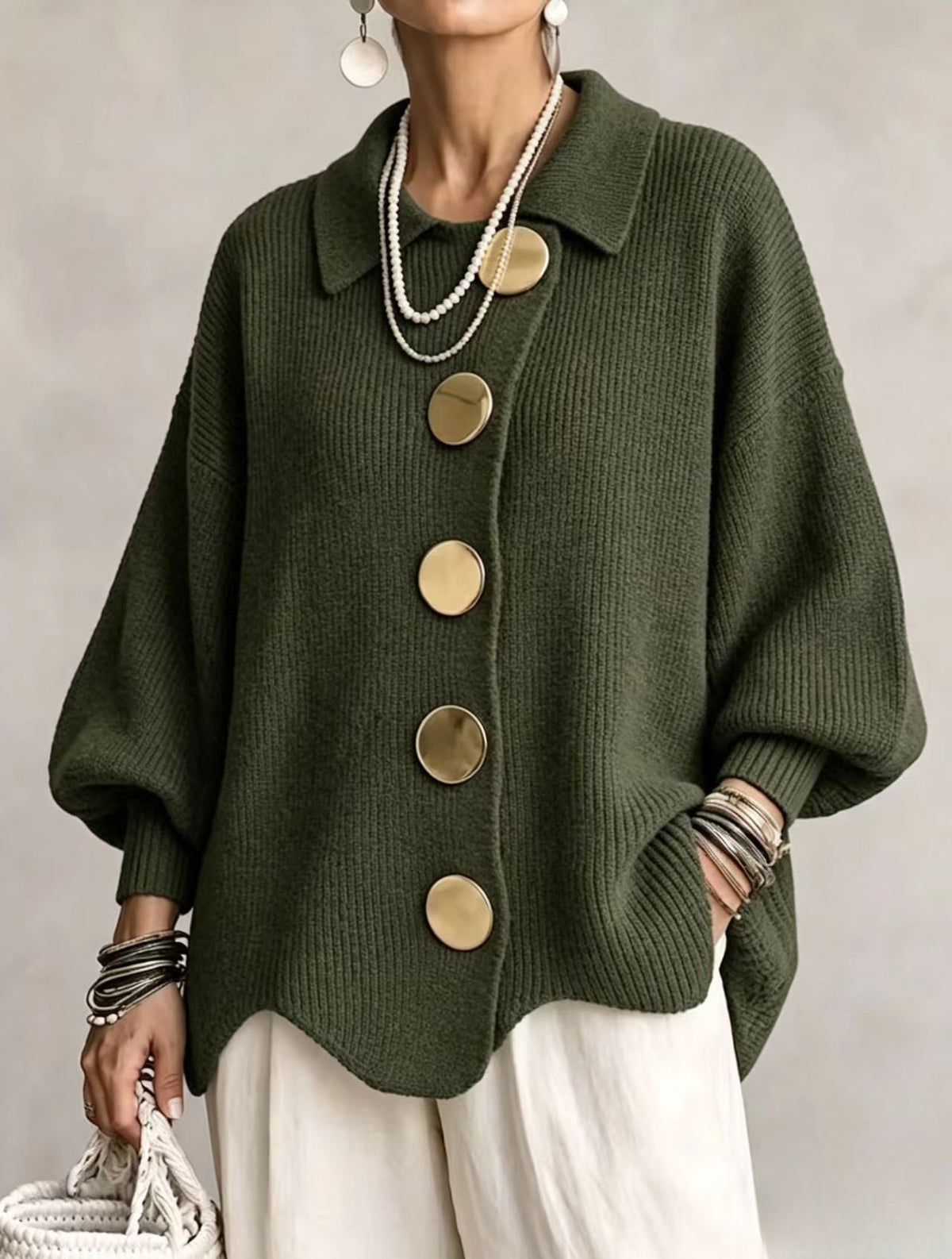 Rocio Knit Jacket - Green