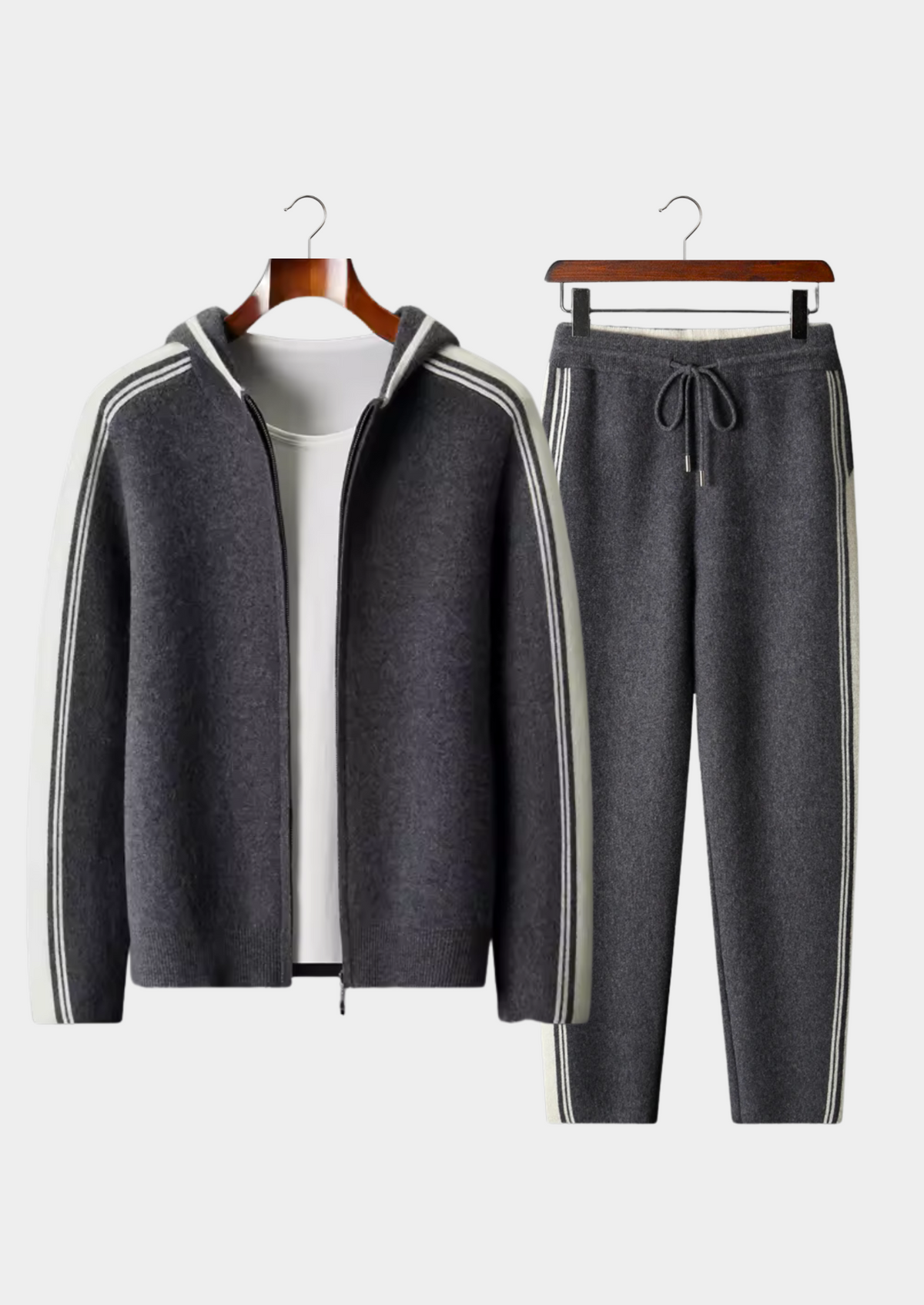 Ronan Hooded Tracksuit - Dark Gray