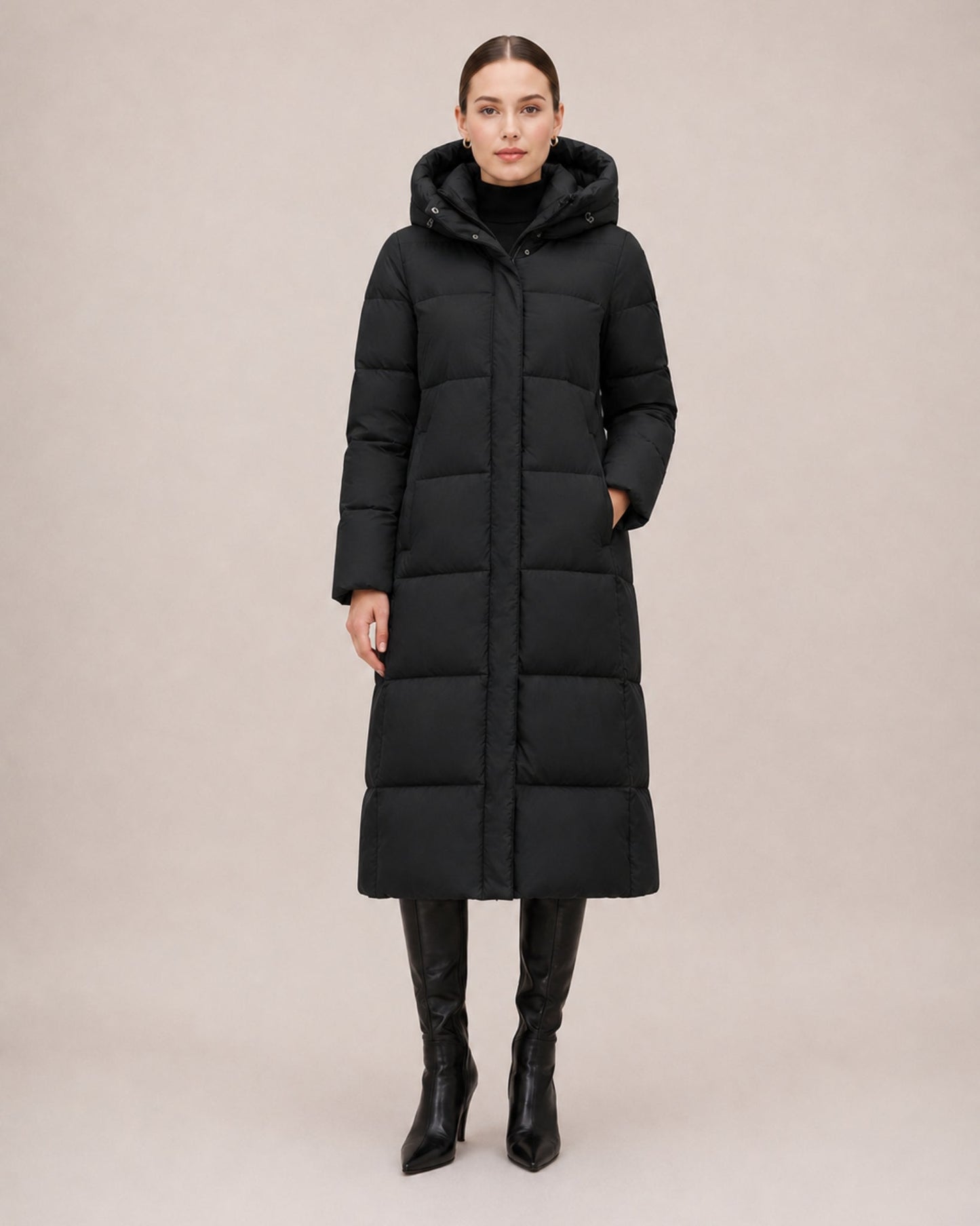 Rosalie Long Hooded Puffer Coat