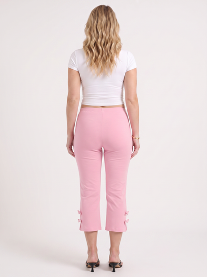 Rosario Bow Detail Capri Pants