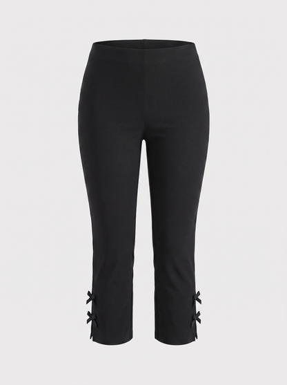 Rosario Bow Detail Capri Pants