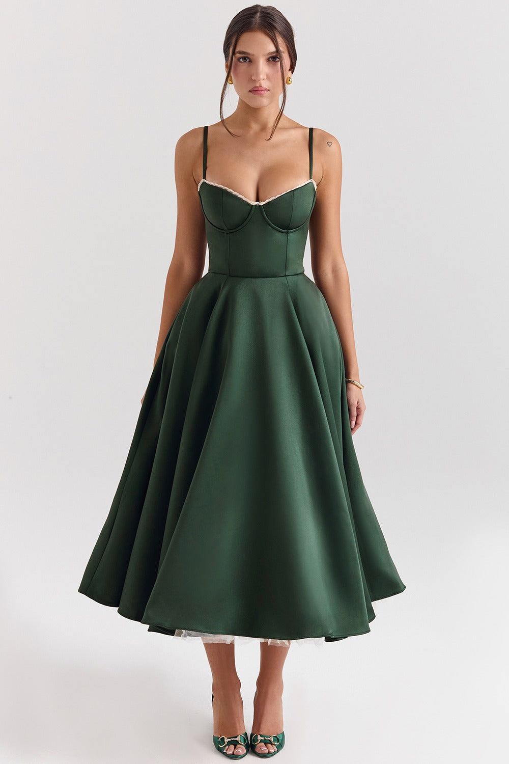 Sailor Midi Dress - Green