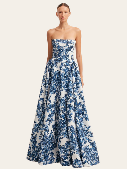 Sana Maxi Dress - Blue