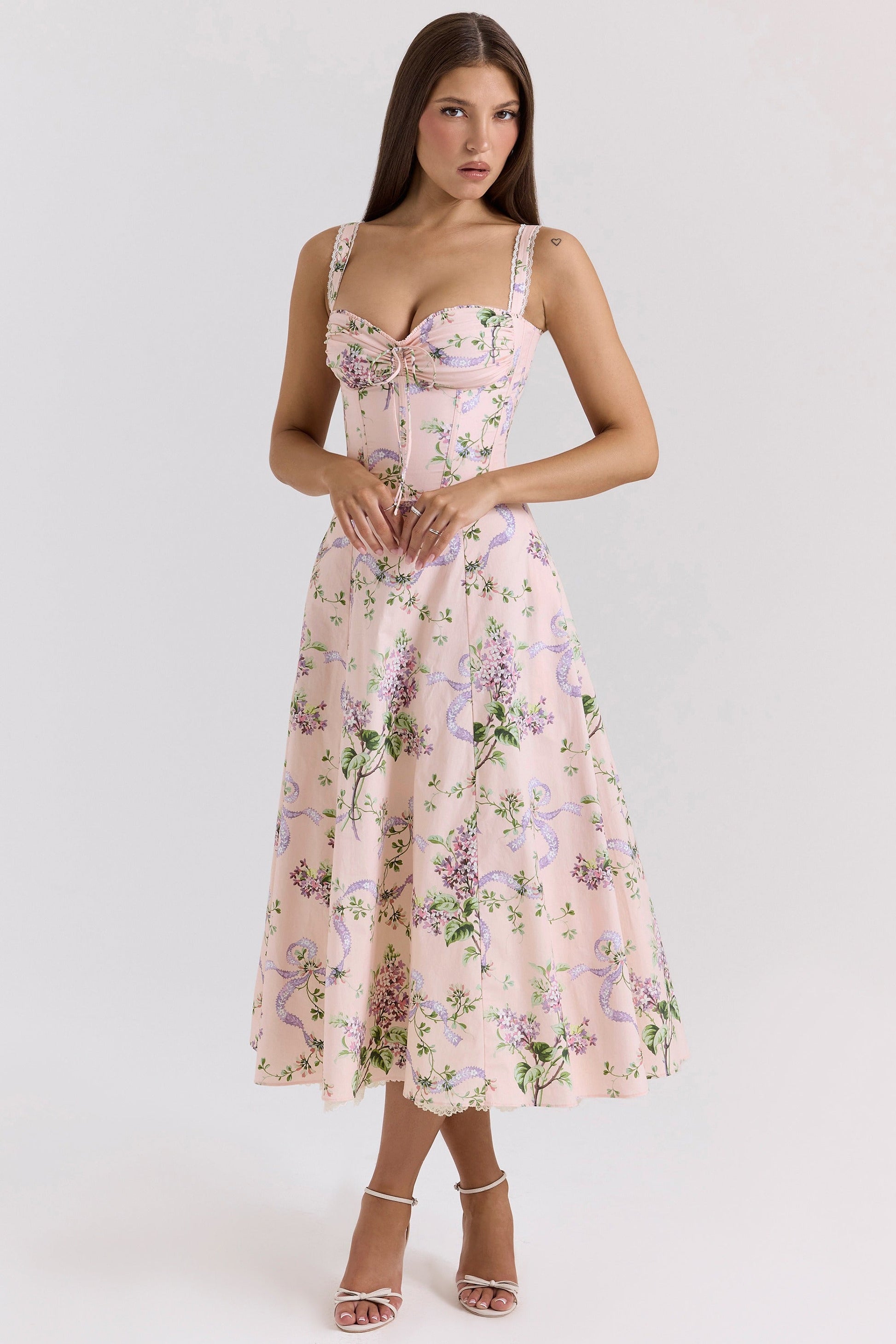 Seraphina Sweetheart Midi Dress