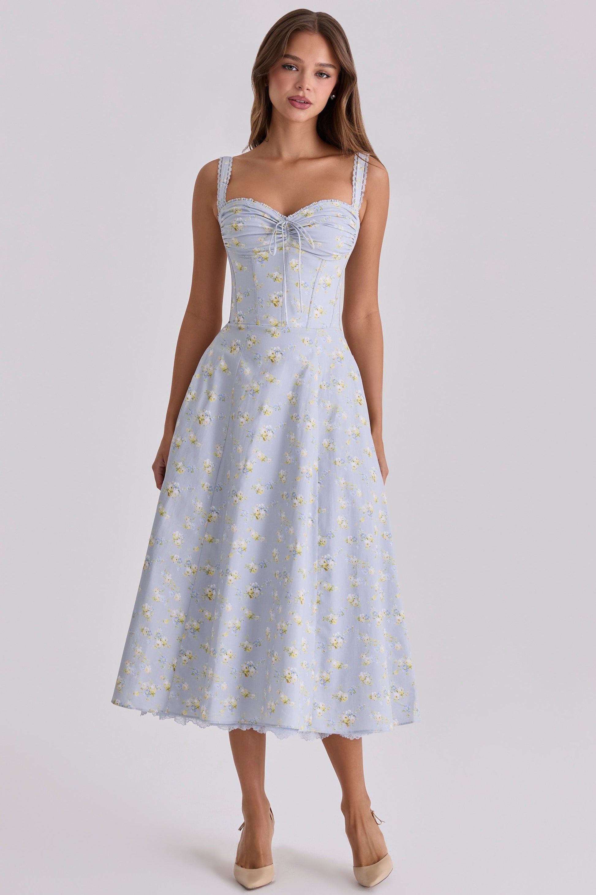 Seraphina Sweetheart Midi Dress