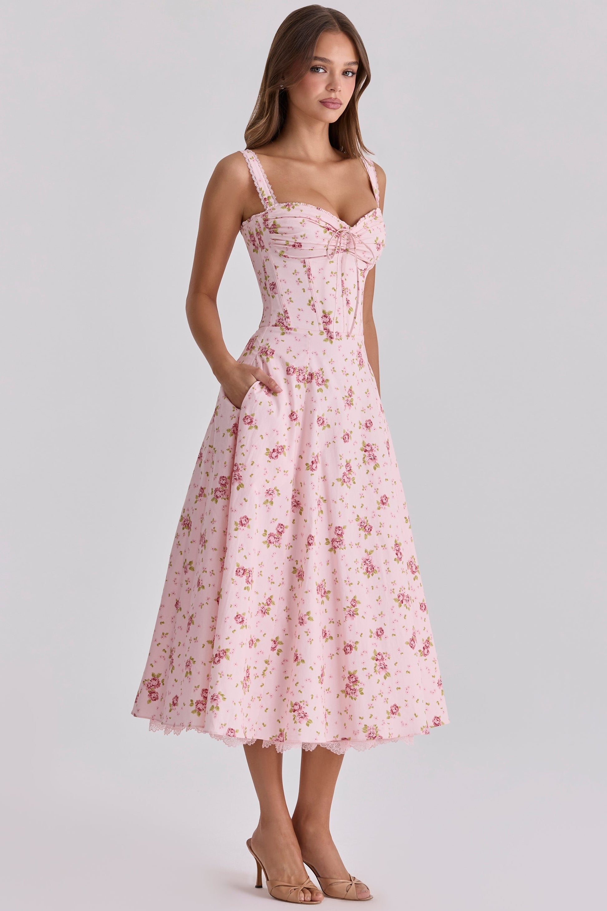 Seraphina Sweetheart Midi Dress