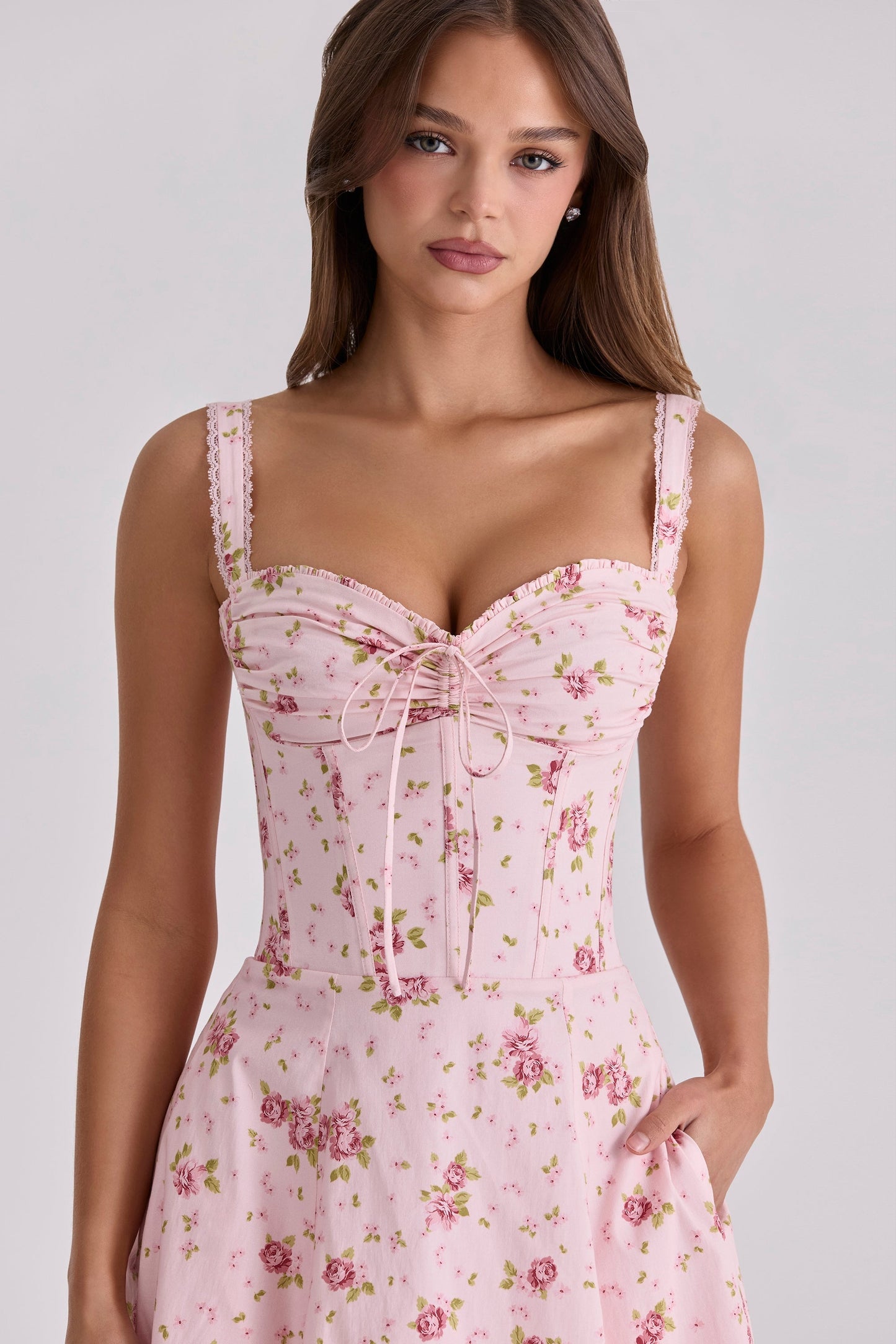 Seraphina Sweetheart Midi Dress