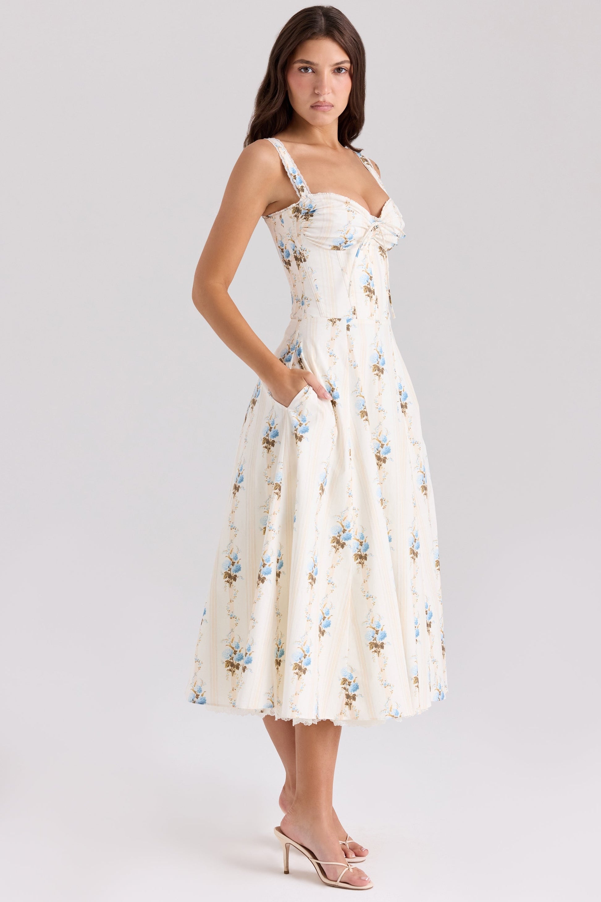 Seraphina Sweetheart Midi Dress