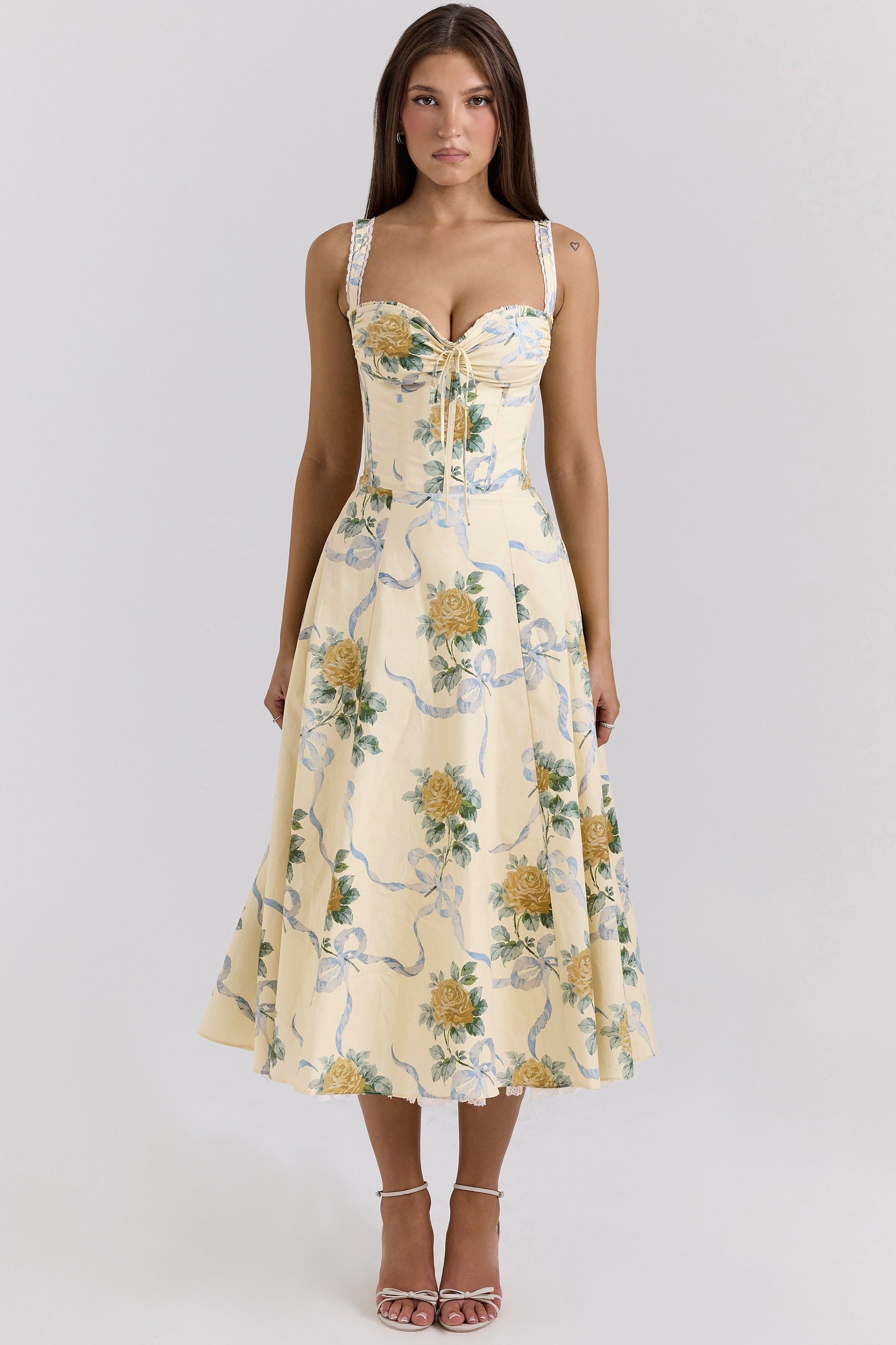 Seraphina Sweetheart Midi Dress