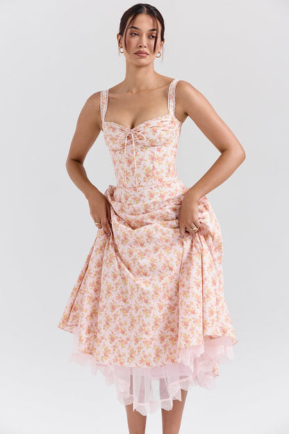 Seraphina Sweetheart Midi Dress