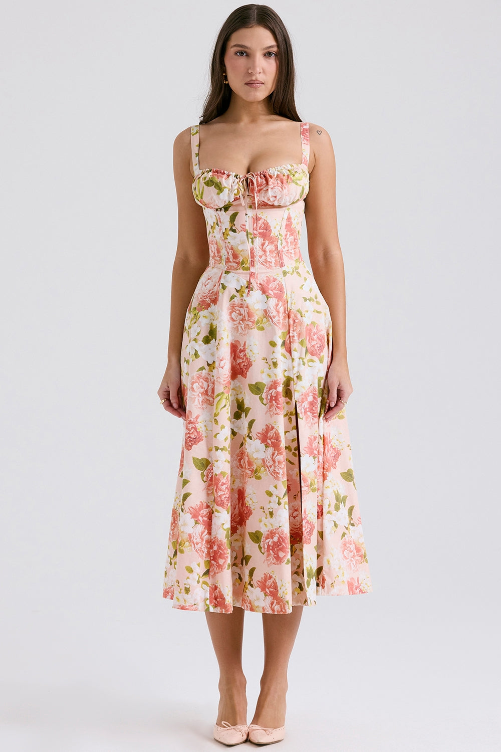 Seraphina Sweetheart Midi Dress