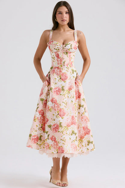 Seraphina Sweetheart Midi Dress