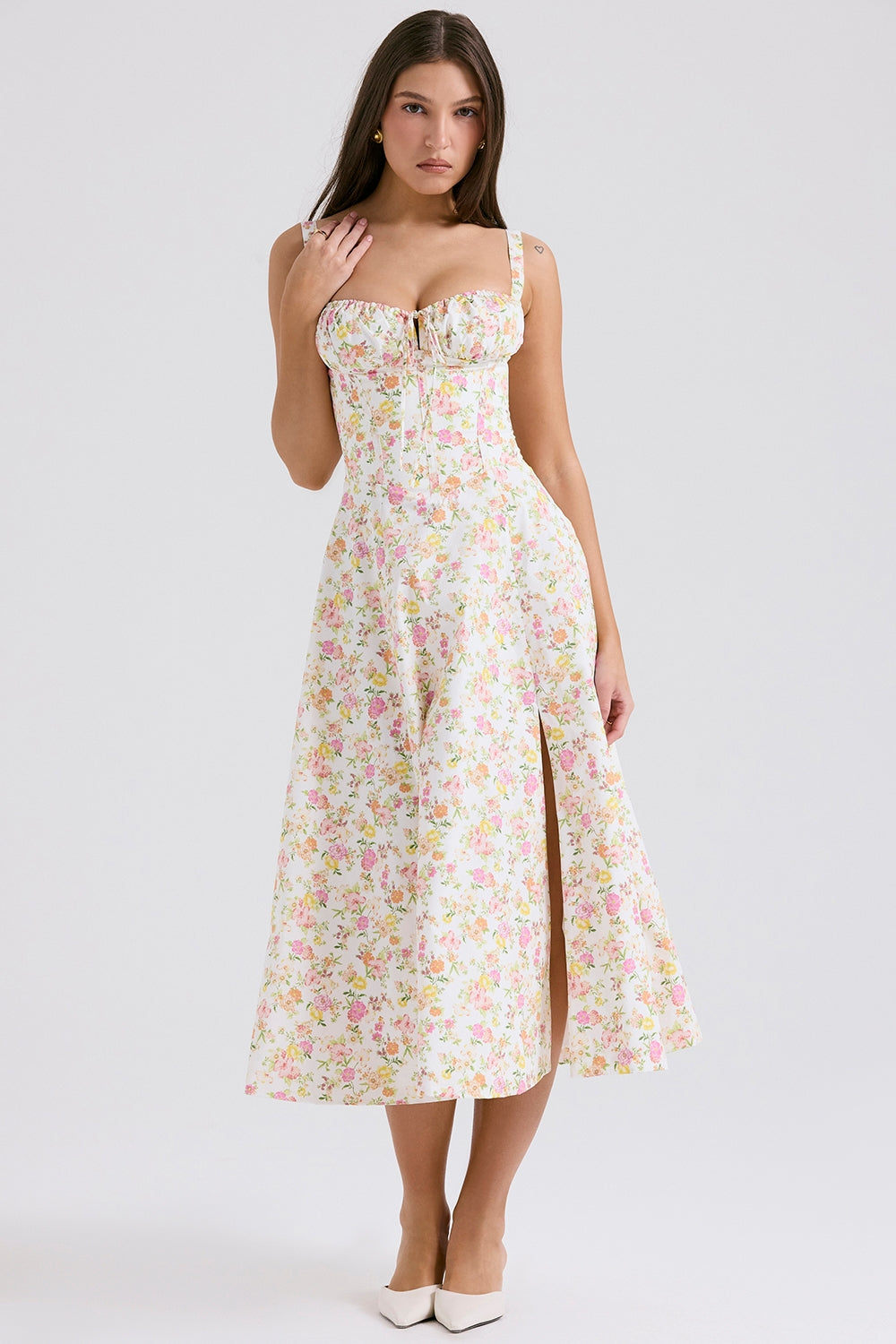 Seraphina Sweetheart Midi Dress