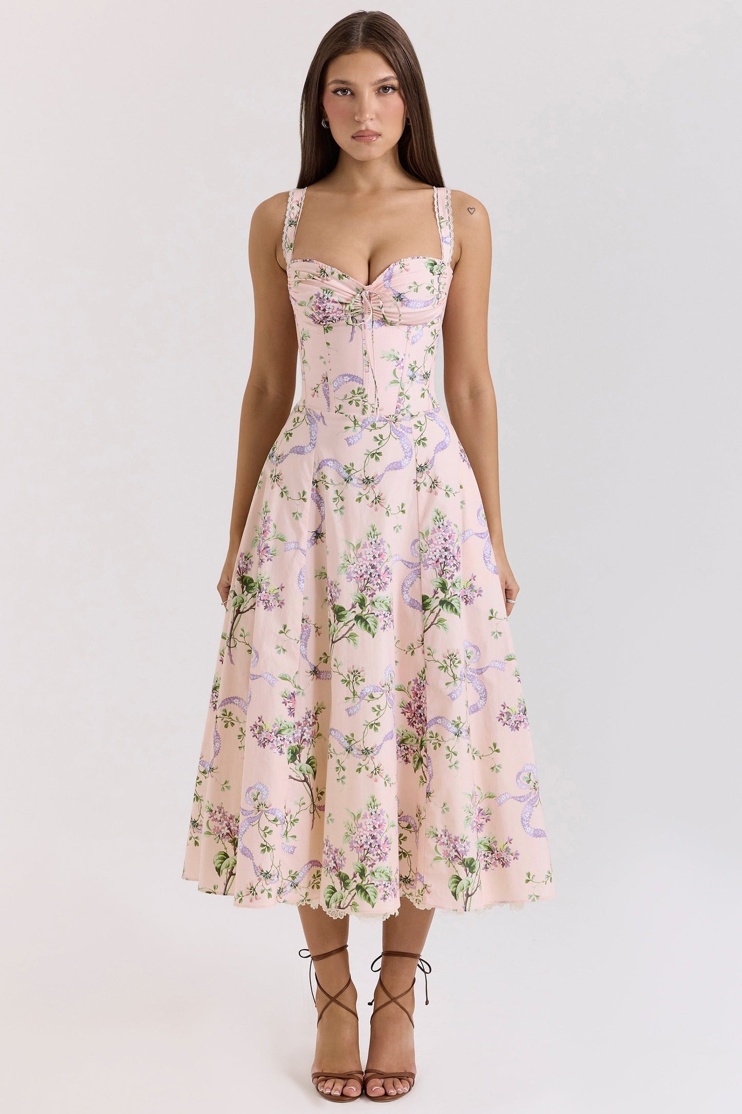 Seraphina Sweetheart Midi Dress