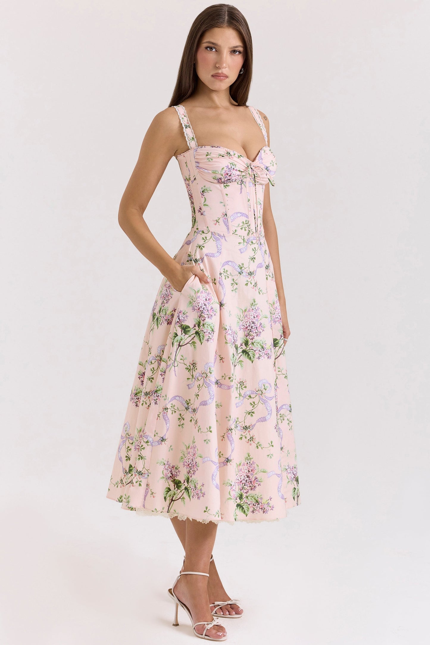 Seraphina Sweetheart Midi Dress