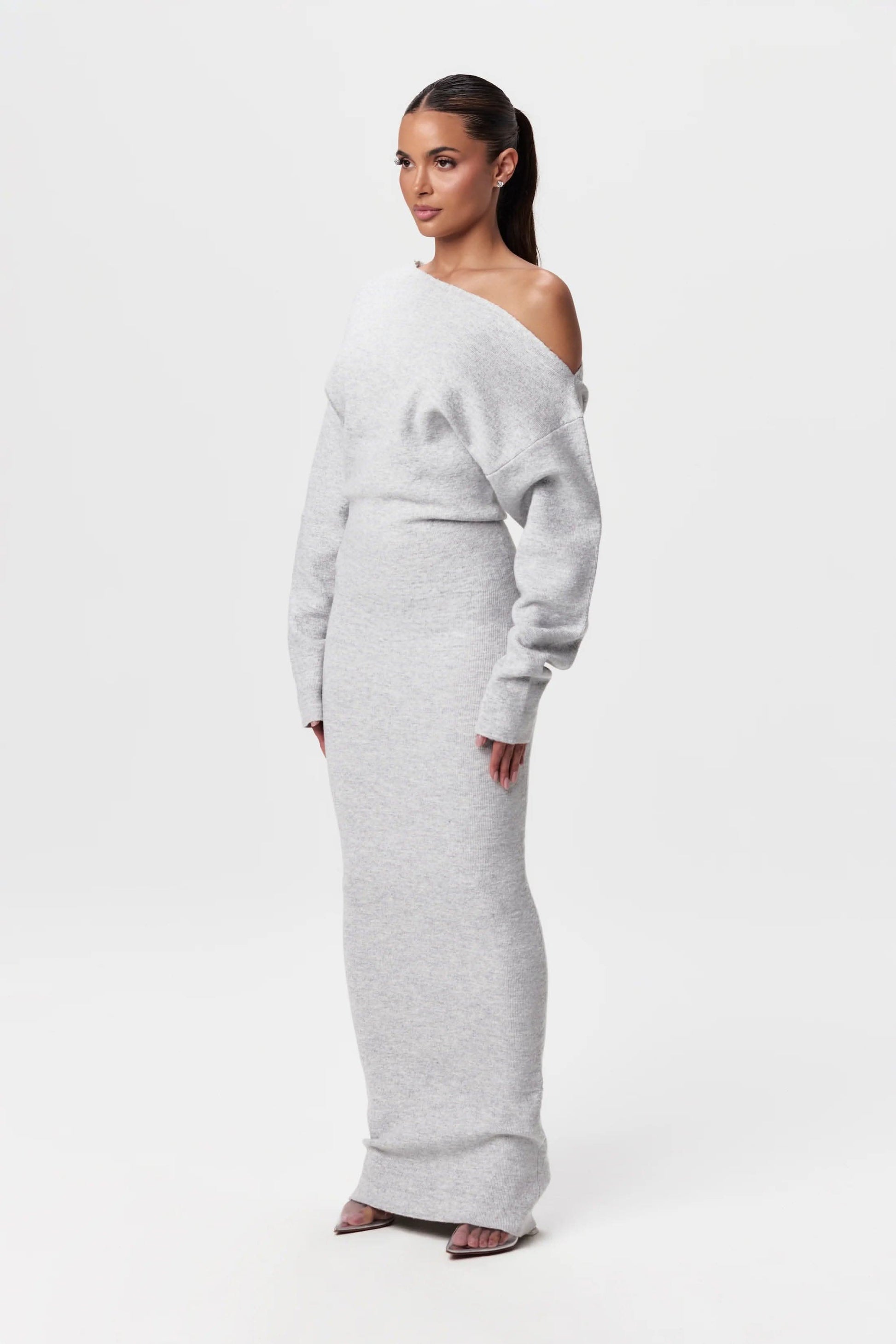 Serena Off-shoulder Knit Dress