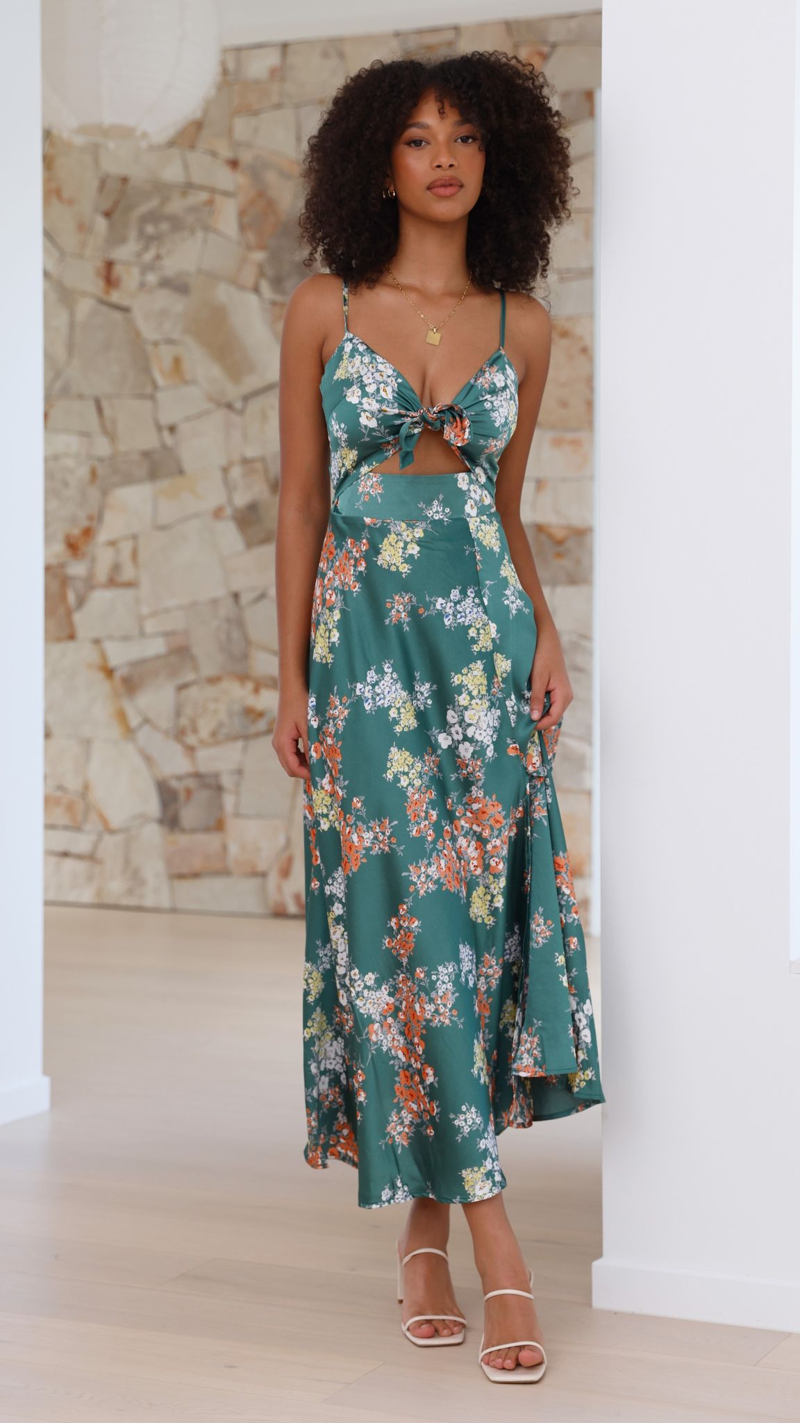 green dress long sleeve midi Olivia Green Midi Dress – Sangria Soul