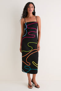 Black Rainbow Swirl
