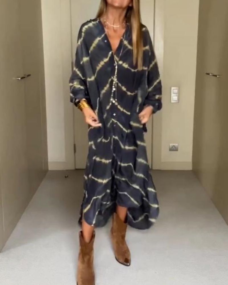Tania Maxi Dress - Navy