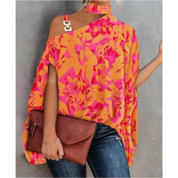 Orange and Pink Floral