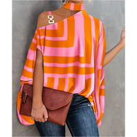Orange and Pink Stripe