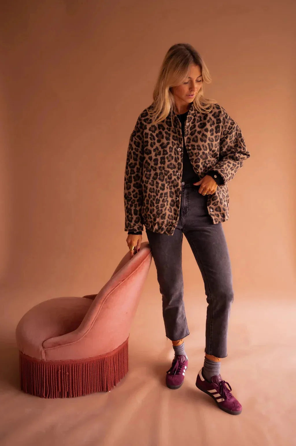 Winola Leopard Print Pocket Jacket - Leopard