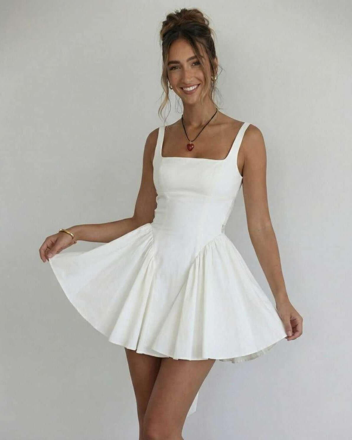 Xanthe Square Neck Mini Dress