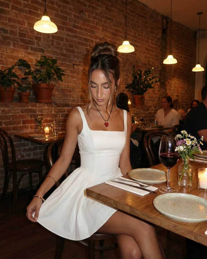 Xanthe Square Neck Mini Dress