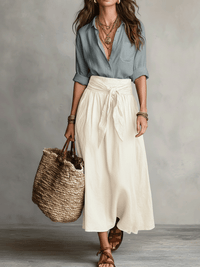 Blue and Cream
