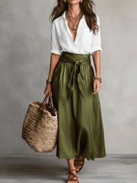 White and Olive