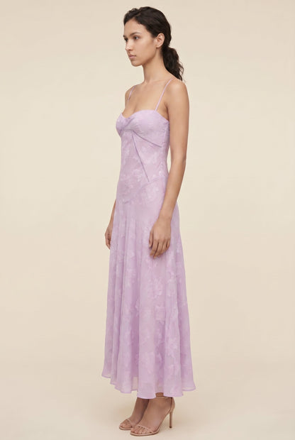 Aurore Lace Maxi Dress - Lilac