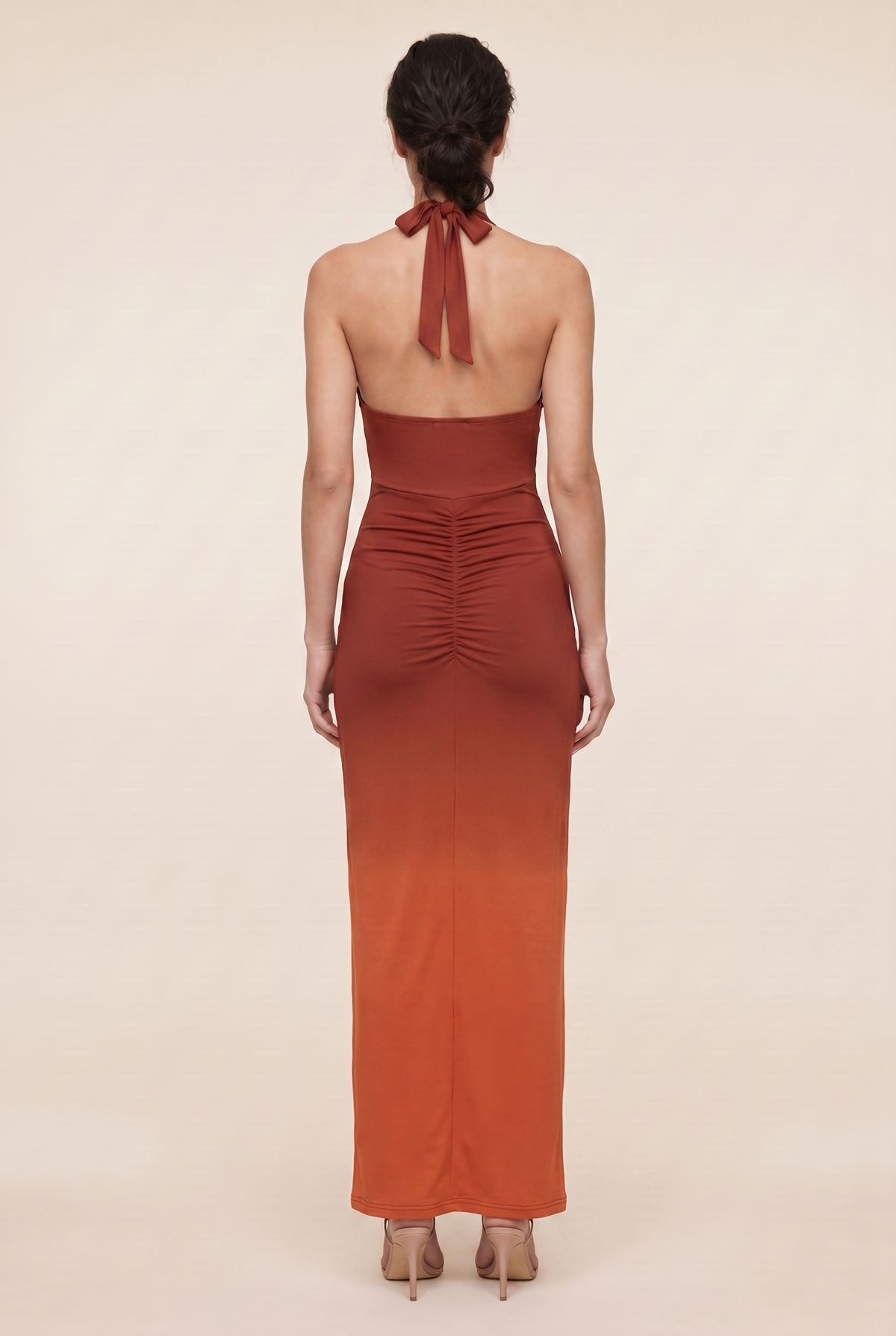 Fabienne Cutout Maxi Dress - Sunset Ember