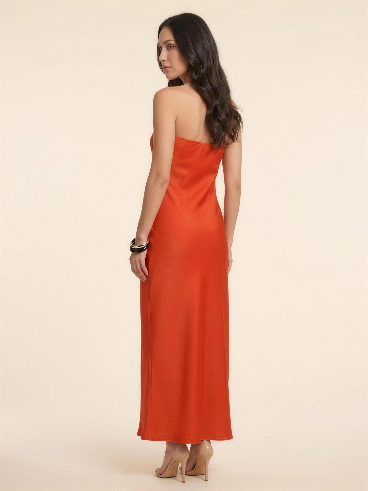 Francine Maxi Dress - Sunset Red