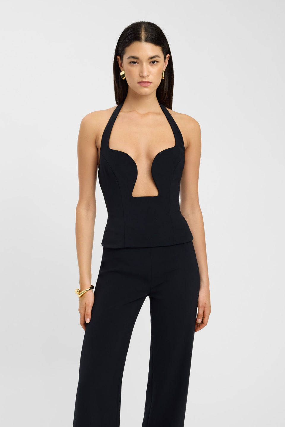 Genoveva Halter Top - Black