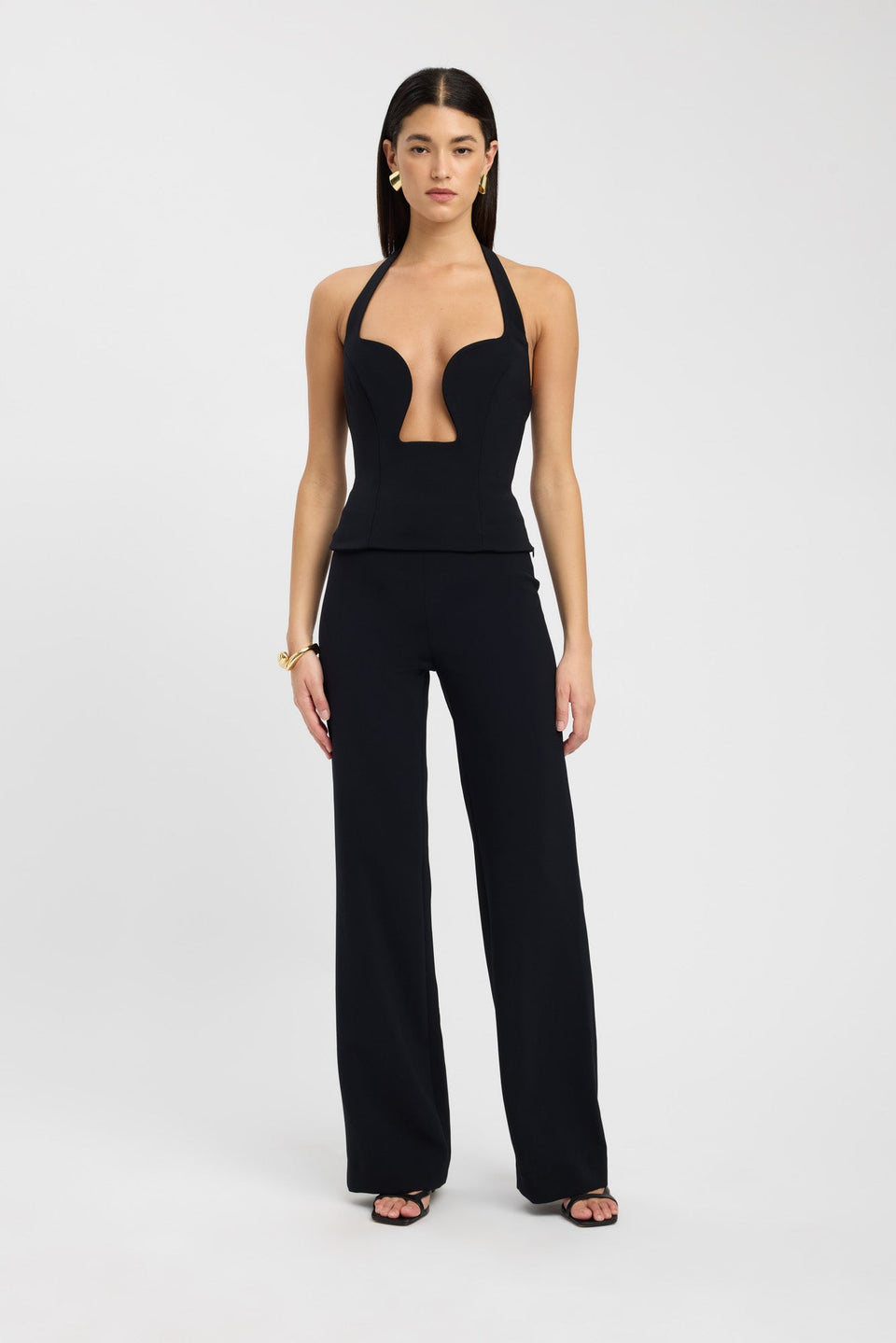 Genoveva Halter Top - Black