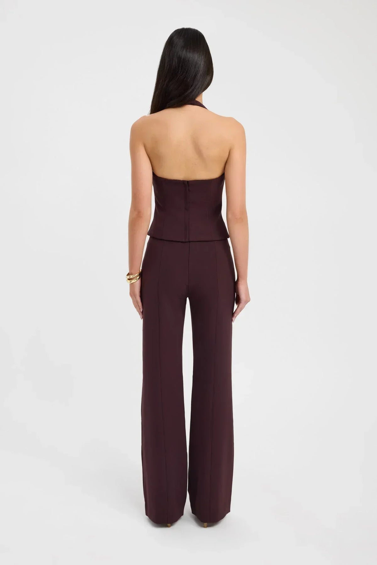Genoveva Halter Top - Dark Mahogany