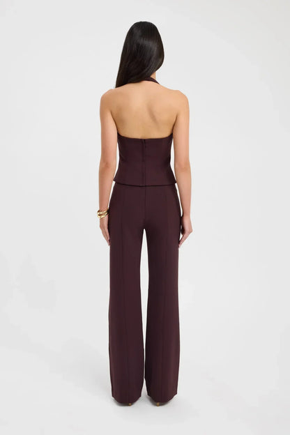 Genoveva Halter Top - Dark Mahogany