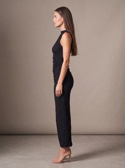 Gisela Cutout Maxi Dress - Black