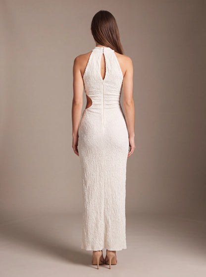 Gisela Cutout Maxi Dress - Ivory