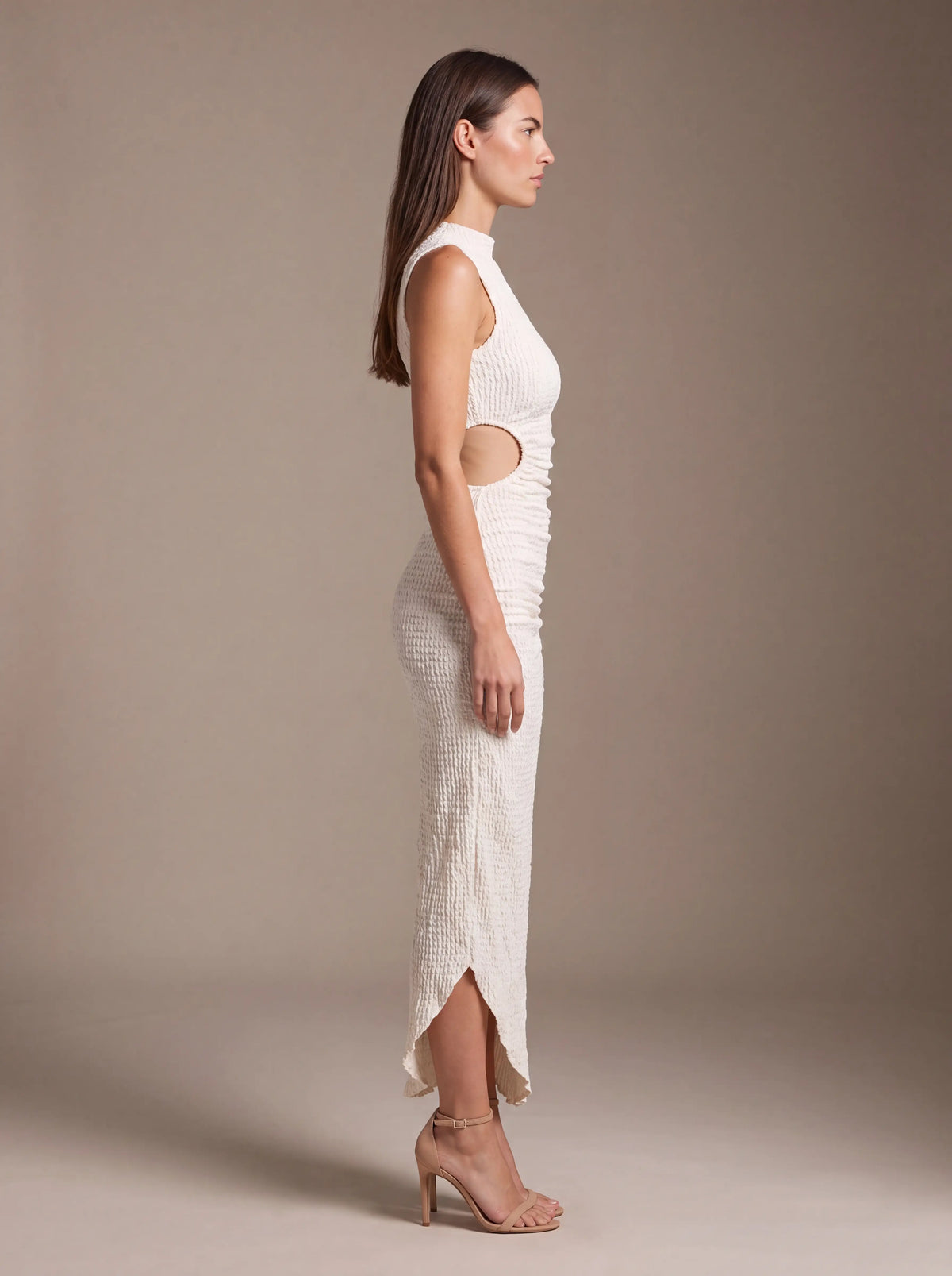 Gisela Cutout Maxi Dress - Ivory