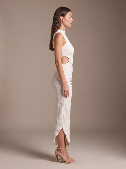 Gisela Cutout Maxi Dress - Ivory