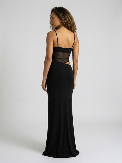 Hayley Cutout Maxi Dress - Black