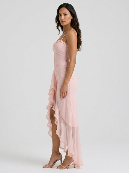 Freya Cutout Sweetheart Maxi Dress - Pink