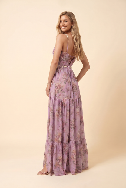 Bianca Floral Tiered Maxi Dress